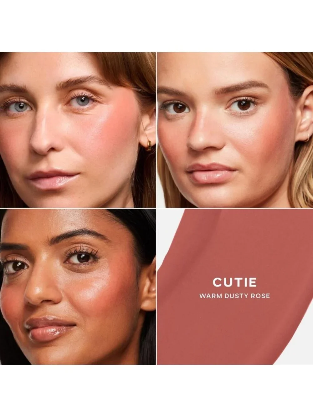 Liquid Blush for Cheeks - Dewy Finish, Cutie Shade, 0.40 oz, Flawless Glow